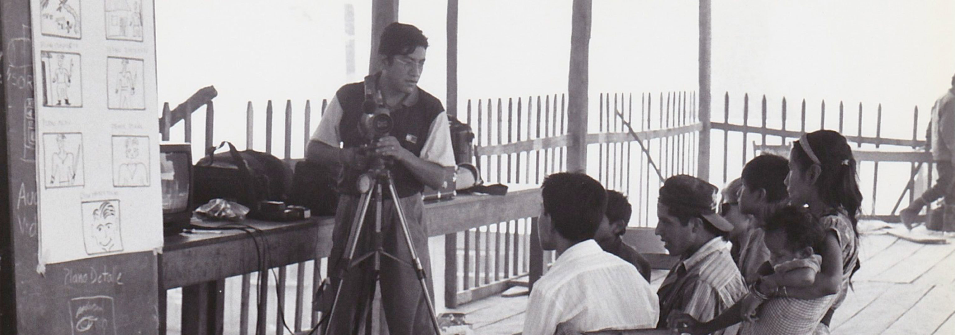 Workshop in Chiapas Mexico, 1998. Courtesy of Chiapas Media Project (CMP)/Promedios archive.